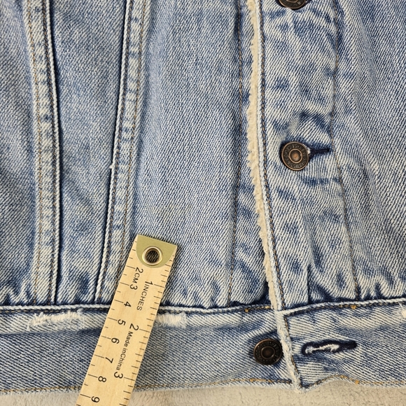 Levi's Men's Standard Trucker Sherpa Lined Denim Jacket 70520 Sz S Type III - Picture 14 of 16